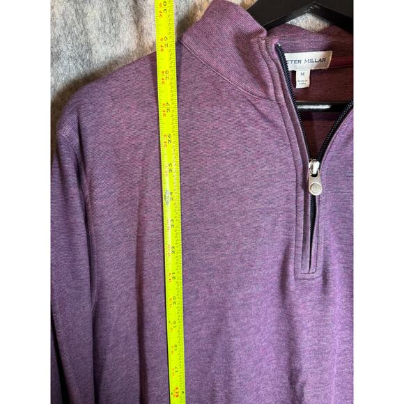 Peter Millar University of Nebraska Pancreatic Cancer Purple 1/4 Zip - Medium - Picture 7 of 7